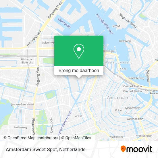 Amsterdam Sweet Spot kaart