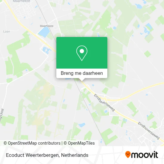 Ecoduct Weerterbergen kaart