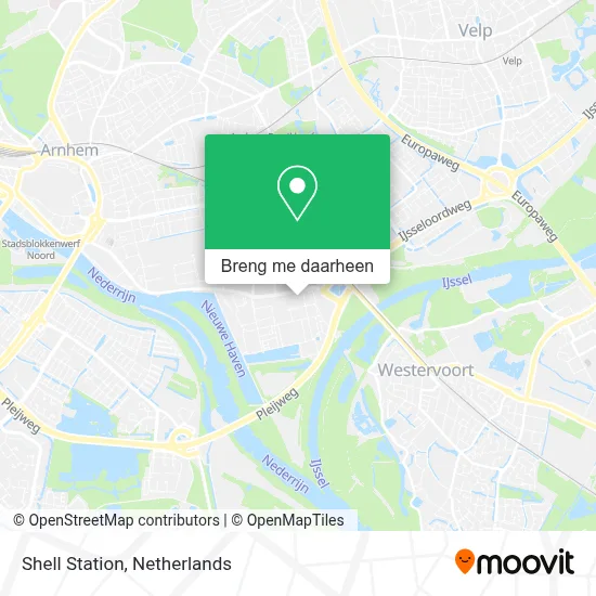 Shell Station kaart