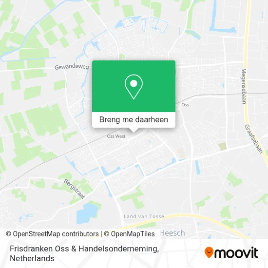 Frisdranken Oss & Handelsonderneming kaart