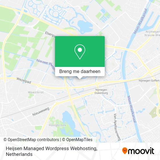 Heijsen Managed Wordpress Webhosting kaart