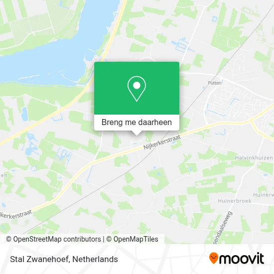Stal Zwanehoef kaart