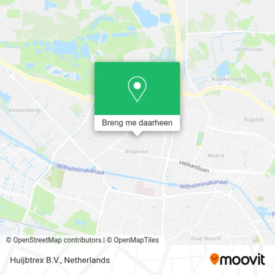 Huijbtrex B.V. kaart