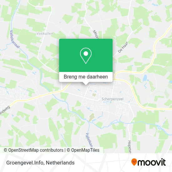Groengevel.Info kaart