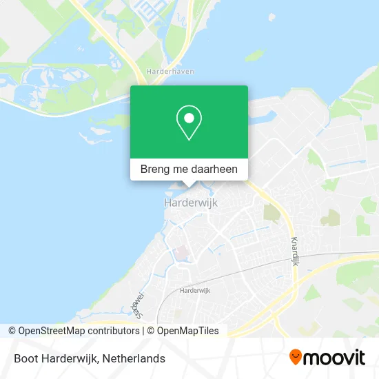 Boot Harderwijk kaart