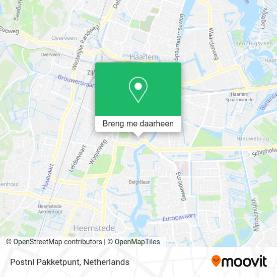 Postnl Pakketpunt kaart