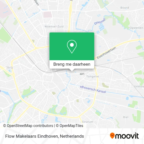Flow Makelaars Eindhoven kaart