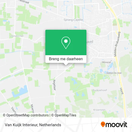 Van Kuijk Interieur kaart