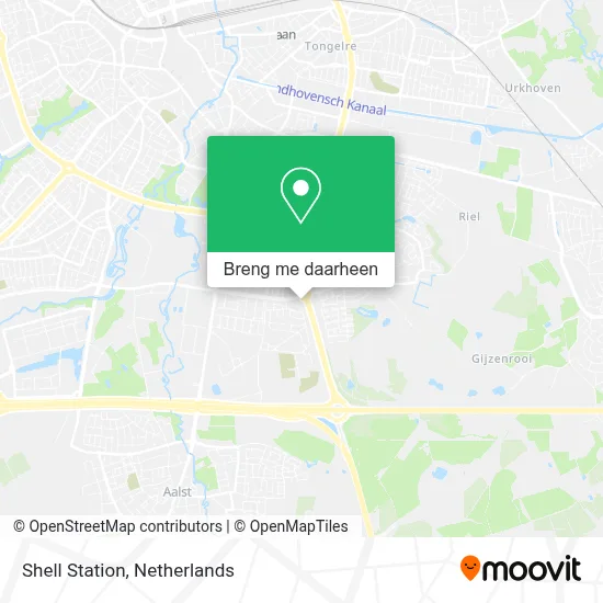 Shell Station kaart