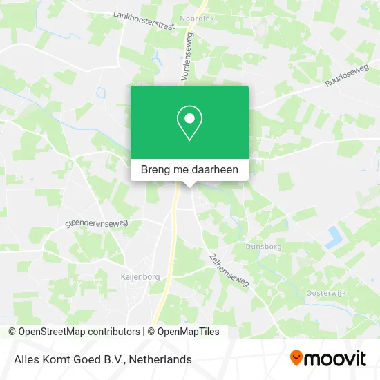 Alles Komt Goed B.V. kaart