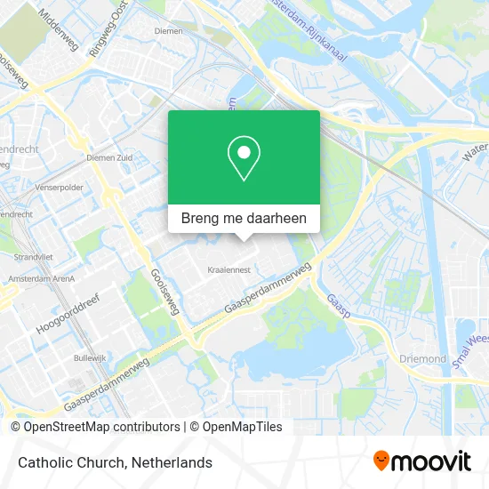 Catholic Church kaart