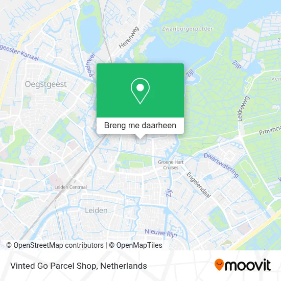 Vinted Go Parcel Shop kaart