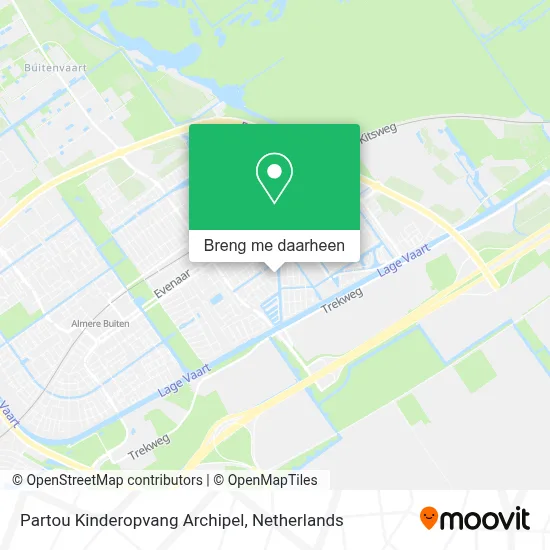 Partou Kinderopvang Archipel kaart