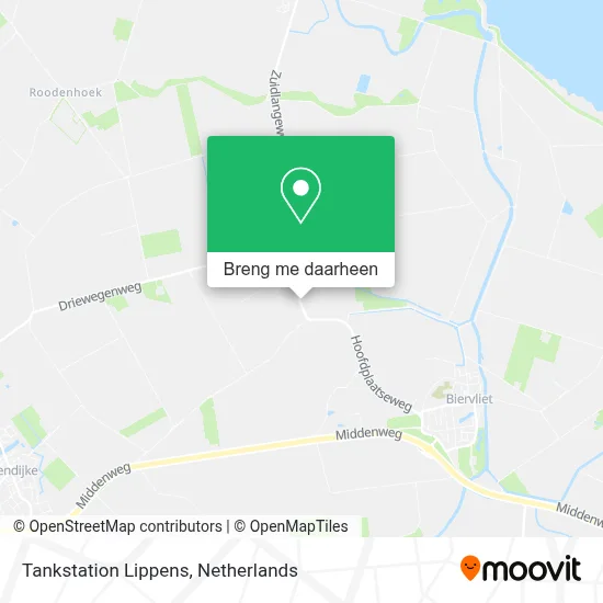 Tankstation Lippens kaart