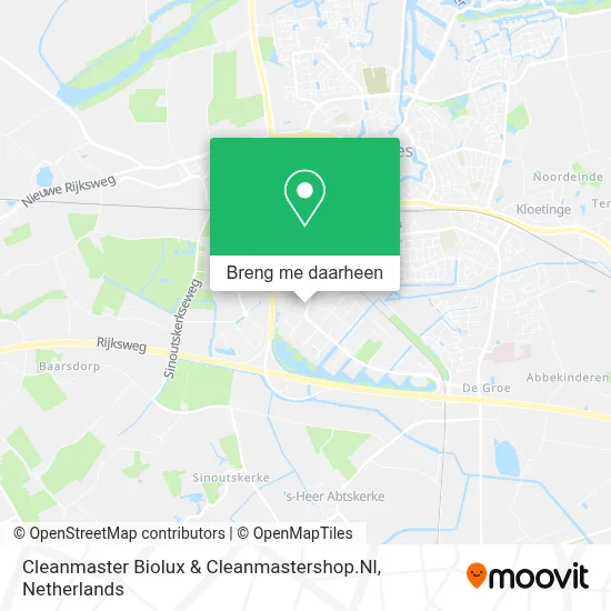 Cleanmaster Biolux & Cleanmastershop.Nl kaart