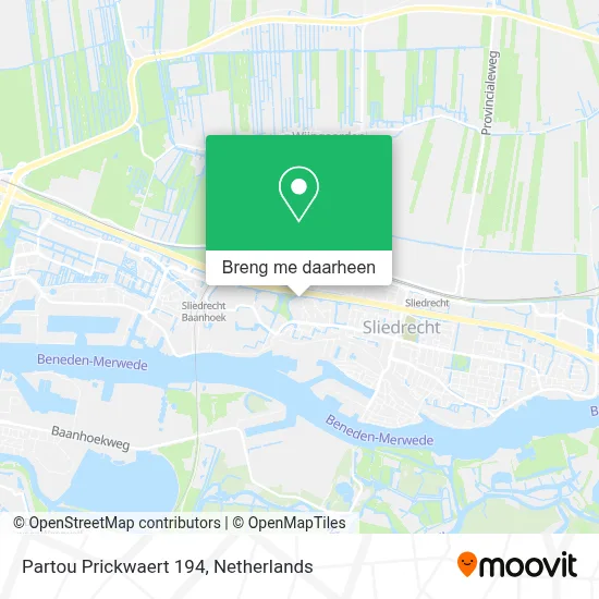Partou Prickwaert 194 kaart