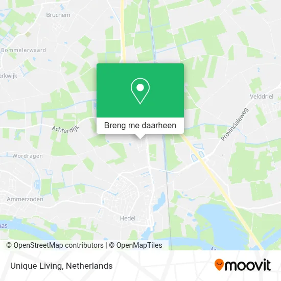 Unique Living kaart