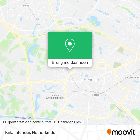 Kijk. Interieur kaart