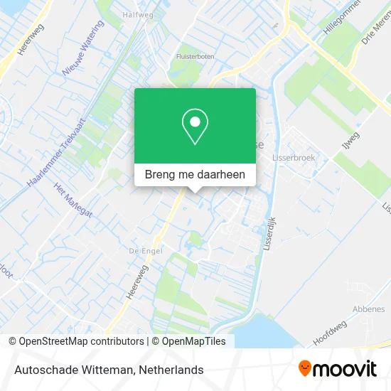 Autoschade Witteman kaart
