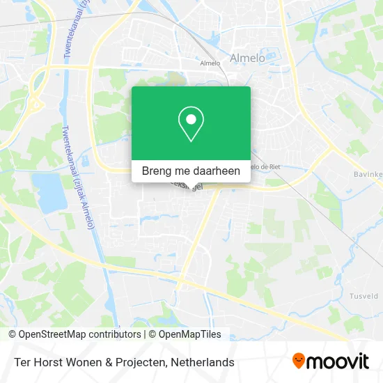 Ter Horst Wonen & Projecten kaart