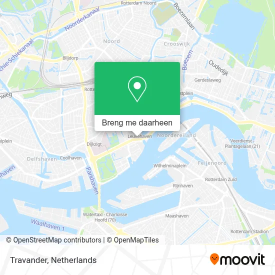 Travander kaart