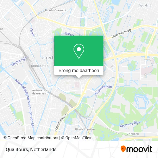 Qualitours kaart
