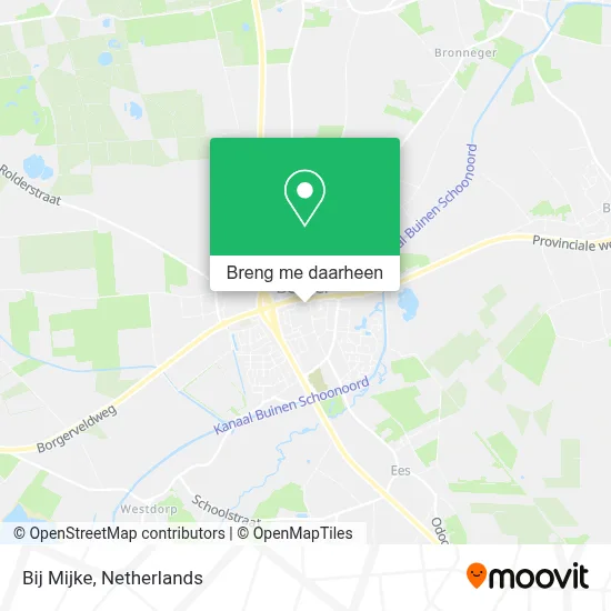 Bij Mijke kaart