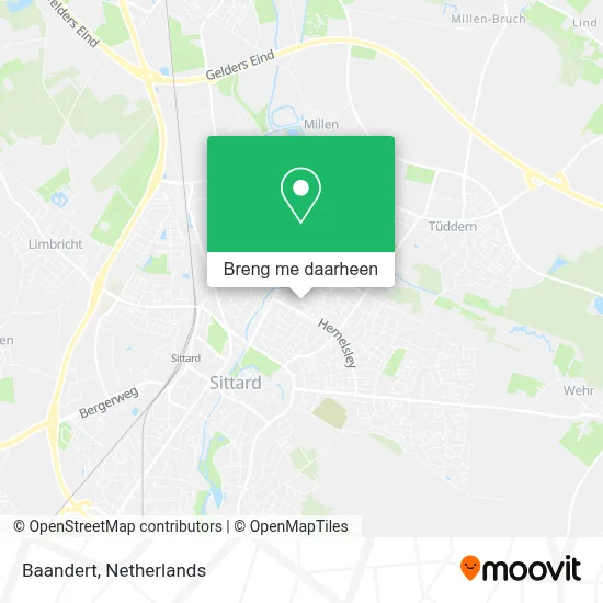 Baandert kaart