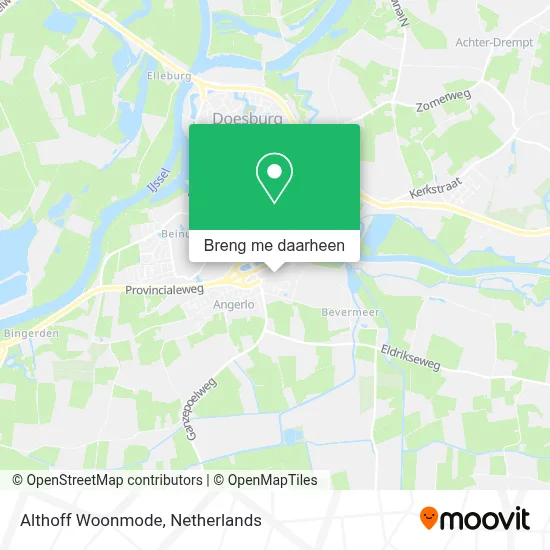 Althoff Woonmode kaart