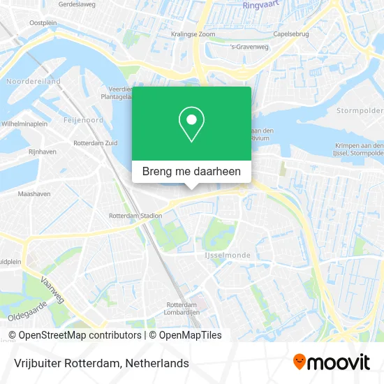 Vrijbuiter Rotterdam kaart