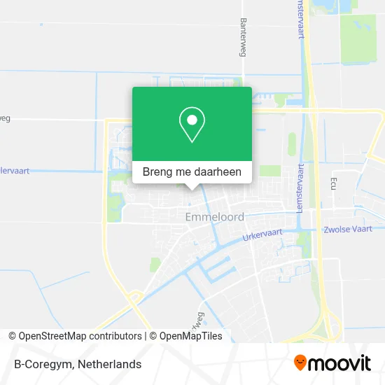 B-Coregym kaart
