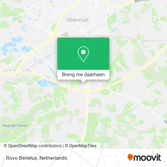 Rovo Benelux kaart