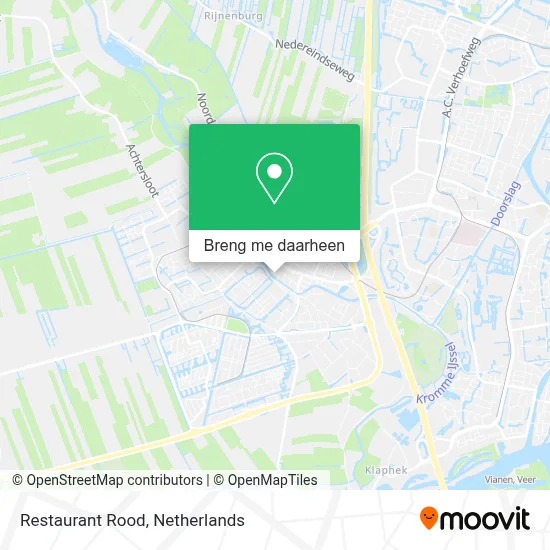 Restaurant Rood kaart