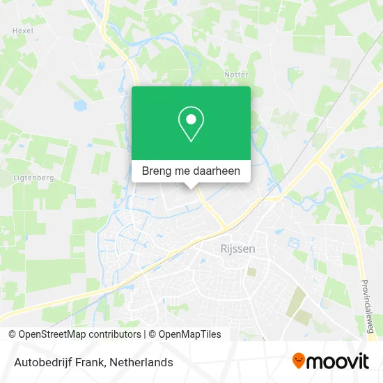 Autobedrijf Frank kaart