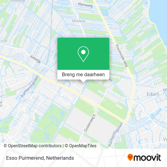 Esso Purmerend kaart