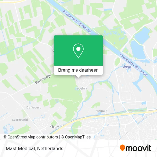 Mast Medical kaart
