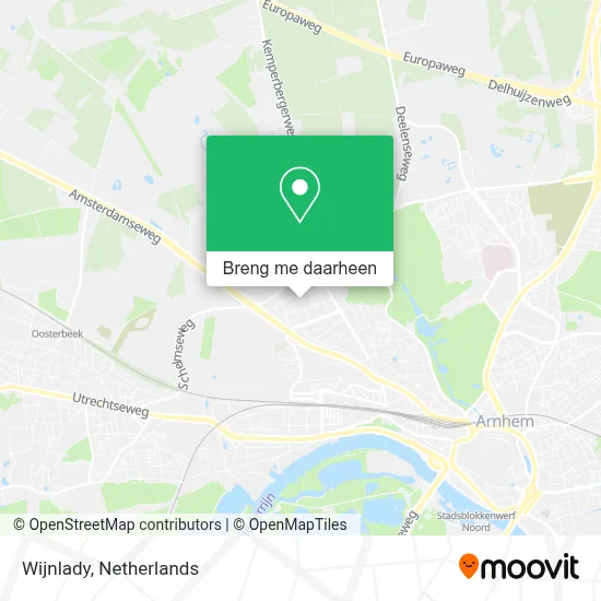 Wijnlady kaart