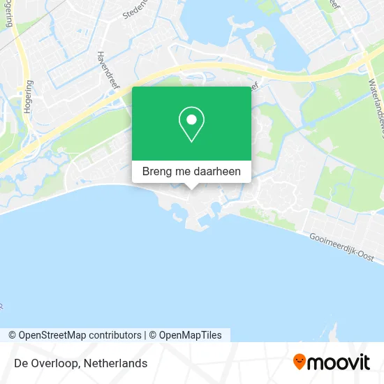 De Overloop kaart