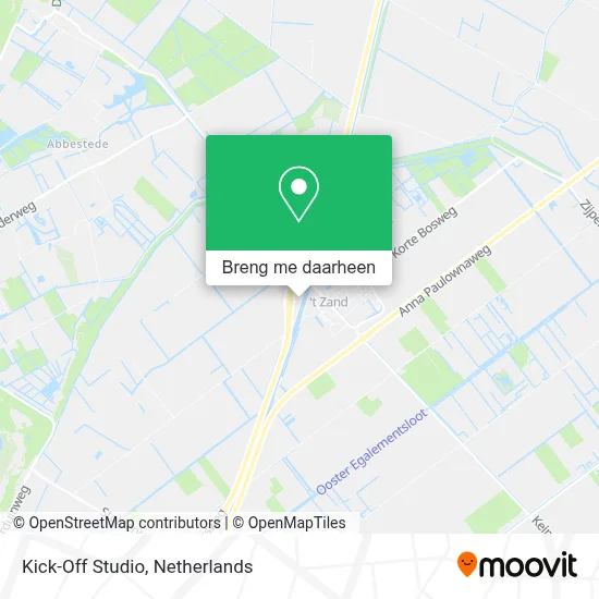 Kick-Off Studio kaart