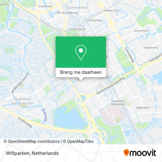 Wifiparken kaart