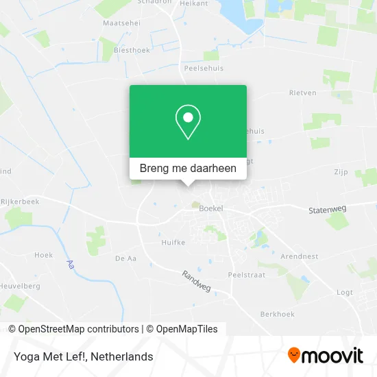 Yoga Met Lef! kaart