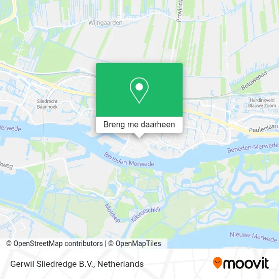 Gerwil Sliedredge B.V. kaart