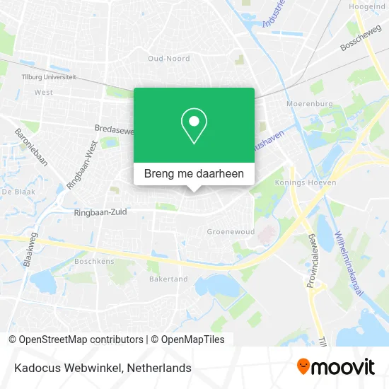 Kadocus Webwinkel kaart