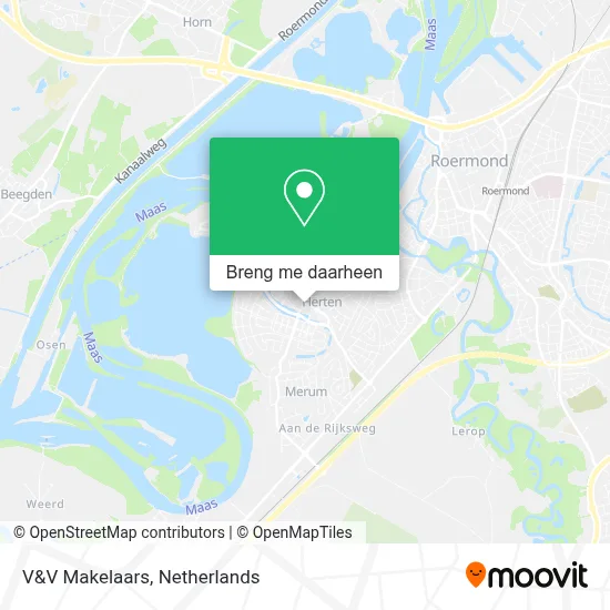 V&V Makelaars kaart