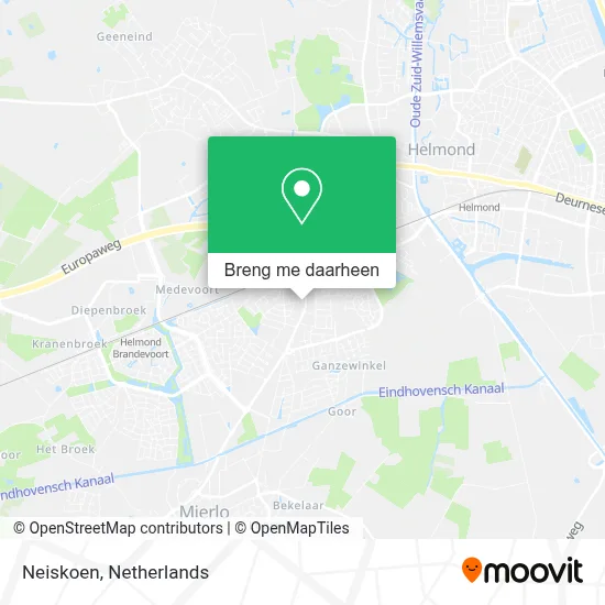 Neiskoen kaart