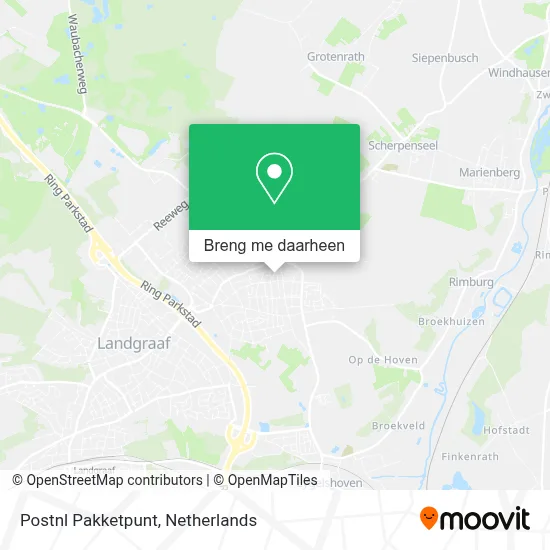 Postnl Pakketpunt kaart