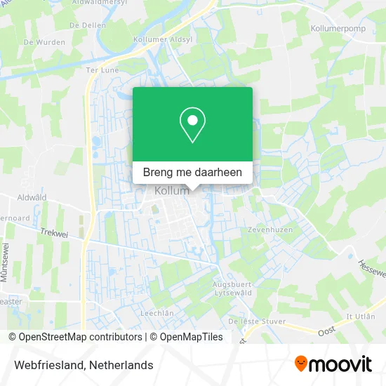 Webfriesland kaart