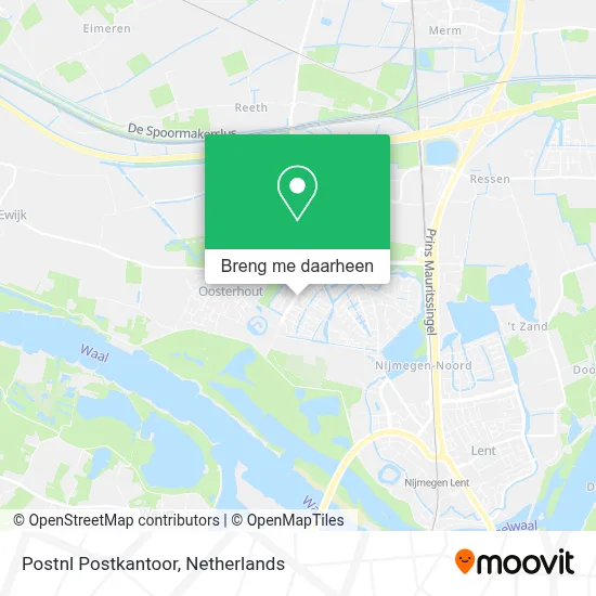 Postnl Postkantoor kaart
