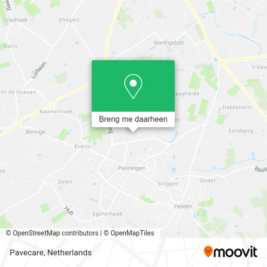 Pavecare kaart