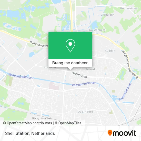 Shell Station kaart
